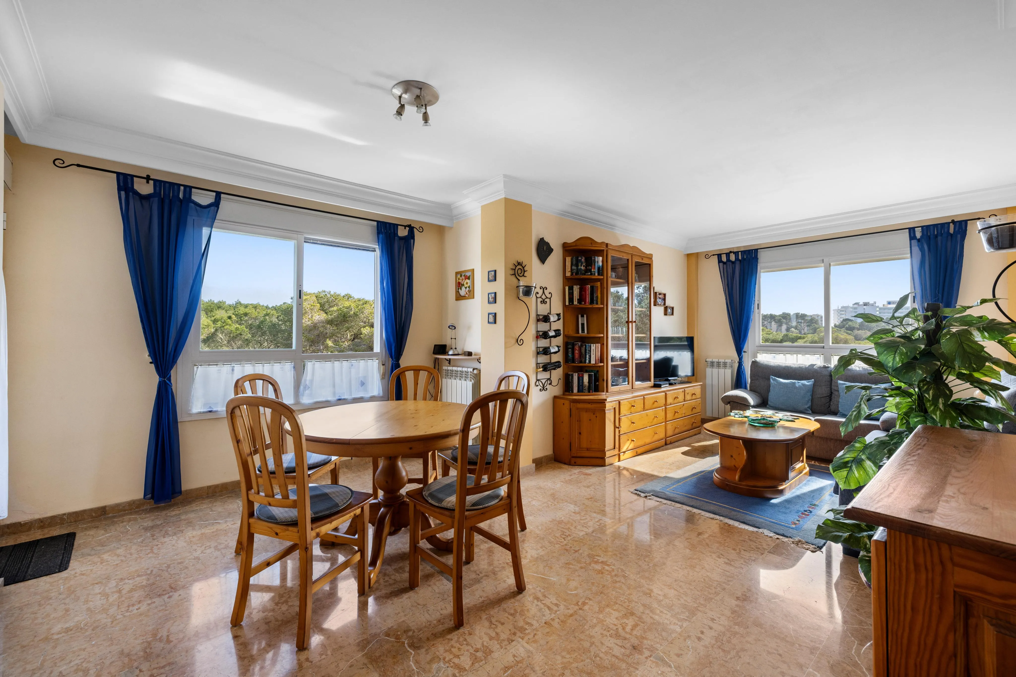 Light-filled apartment with pool, balcony and views-1