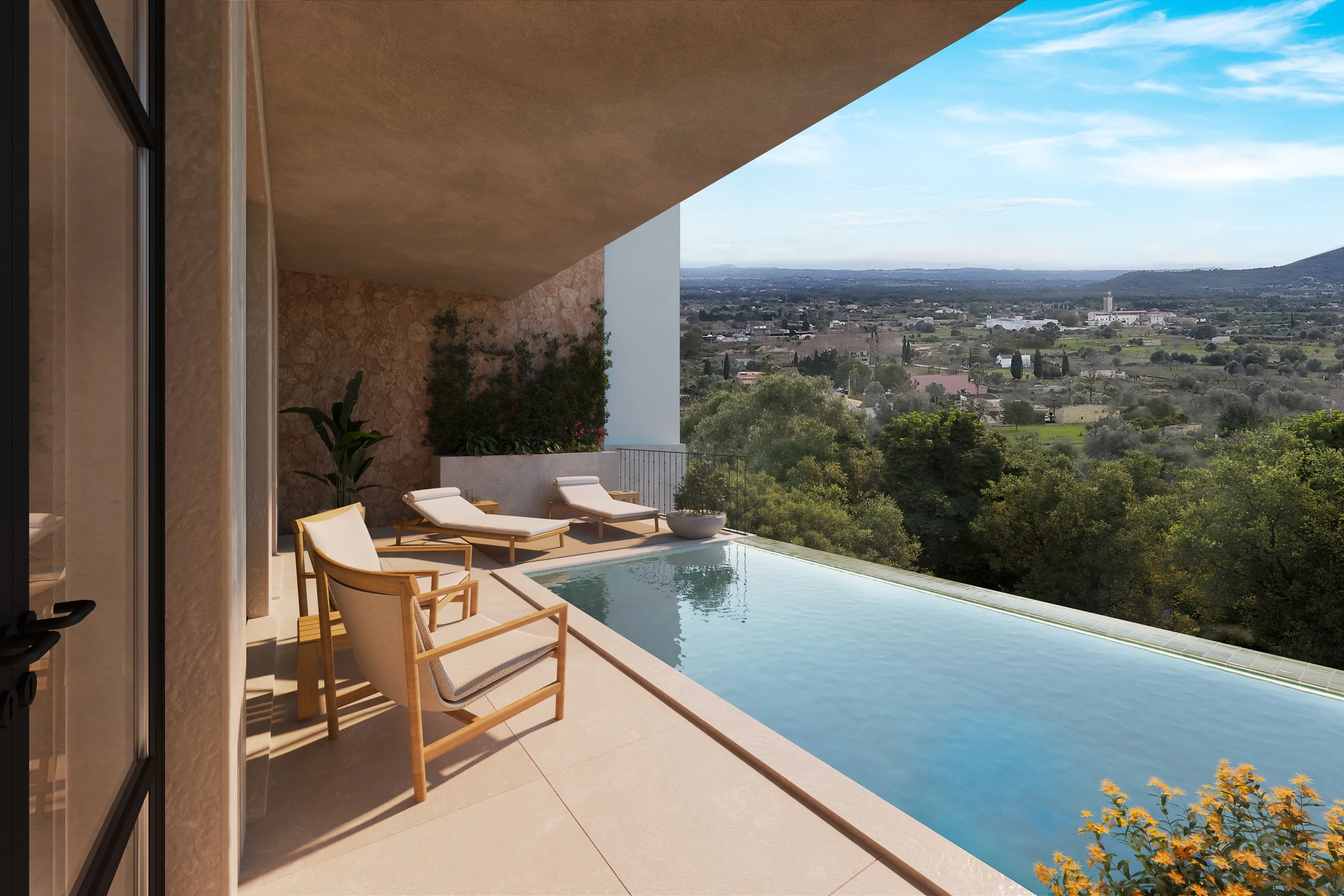 Modern project in Campanet met zwembad en spectaculair uitzicht-4