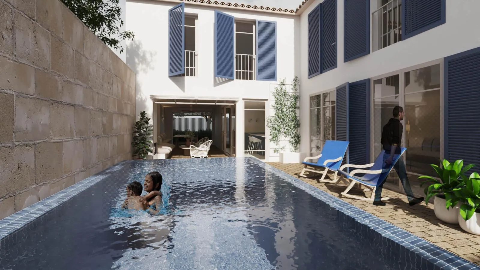 Casa de pueblo con proyecto de renovación y vistas incomparables en Pollensa-1