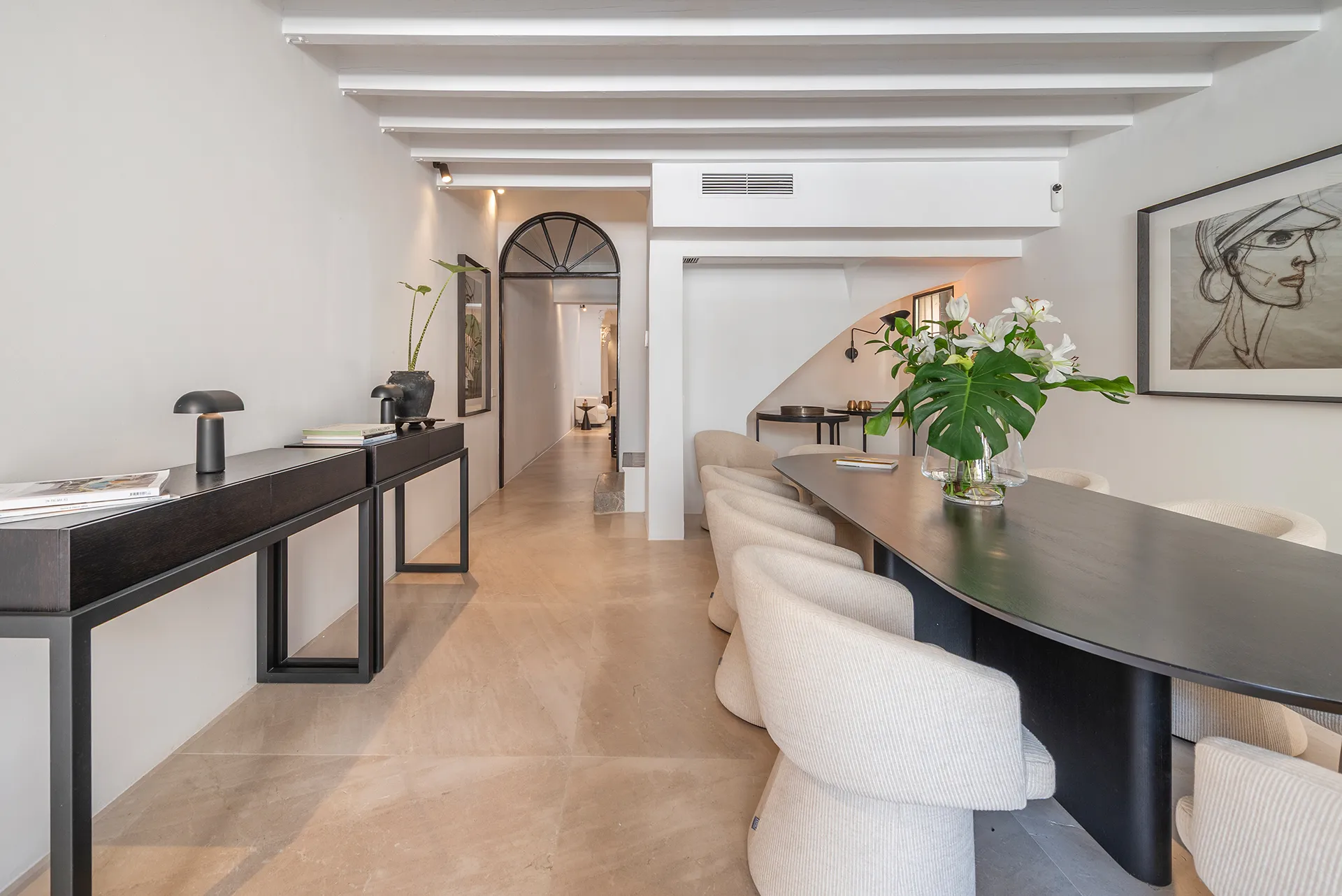 Elegant i sofisticada casa adossada en el cor de l'històric Sóller-9