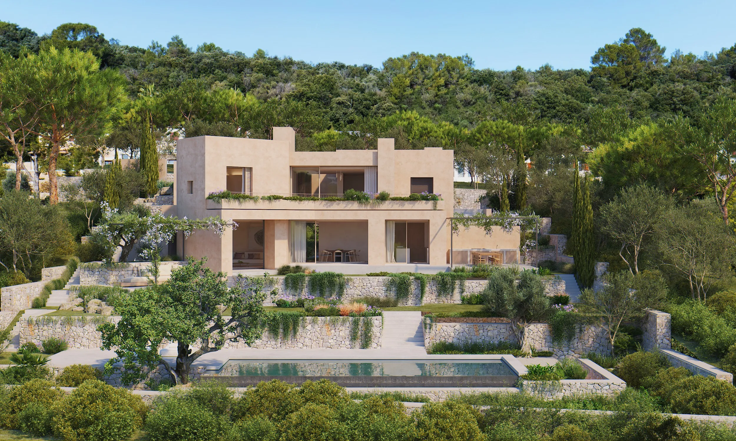 Stunning new-build villa with prestigious golf views in Pollensa, for sale in Mallorca-3