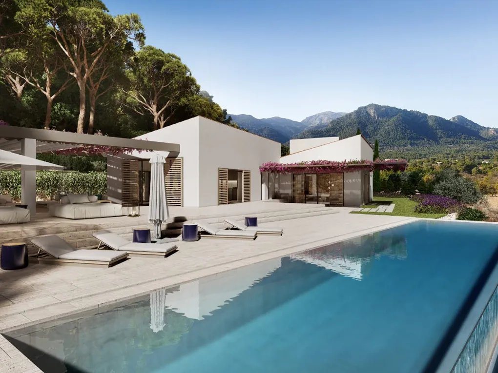 Finca med sofistikeret design, bjergudsigt og panoramaudsigt over Alcúdia-bugten-1