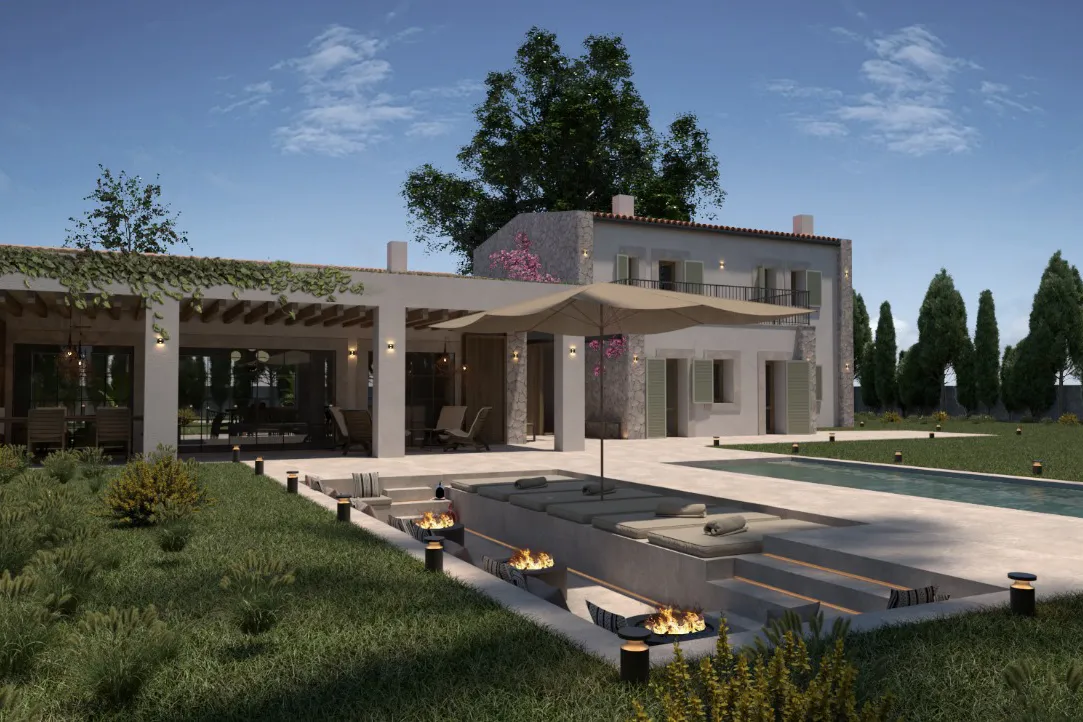 Perceel met project en bouwvergunning - Onmiddellijke start van de bouw, op slechts 2 minuten van Playa de Muro-1