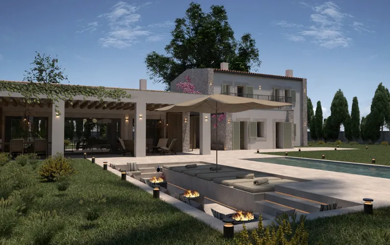 Plot with project and building licence to start construction immediately, just 2 minutes from Playa de Muro