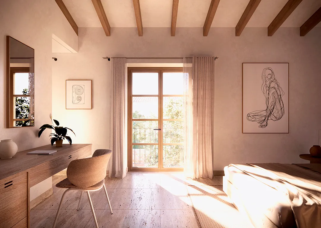 Great authentic renovated village house with pool-10