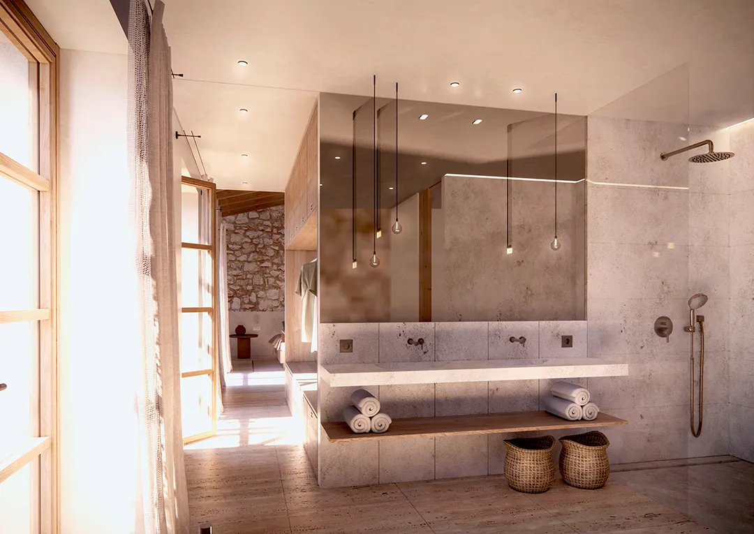 Fantastiskt autentiskt renoverat byhus med pool-8