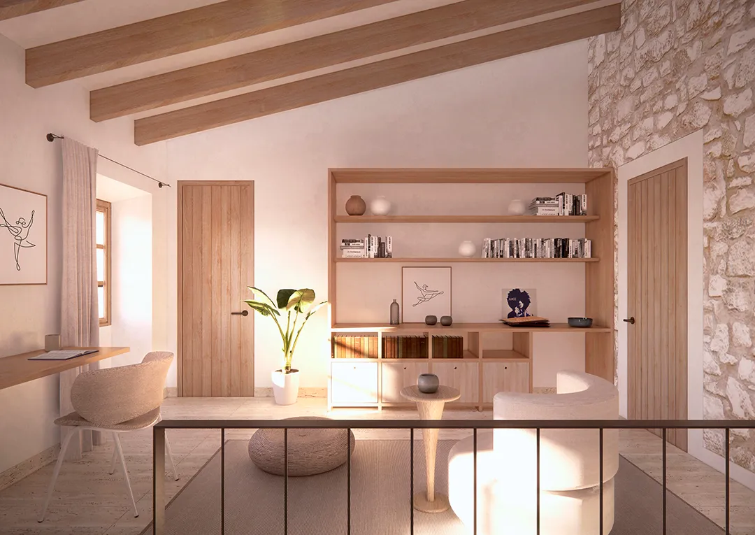 Great authentic renovated townhouse with pool-7