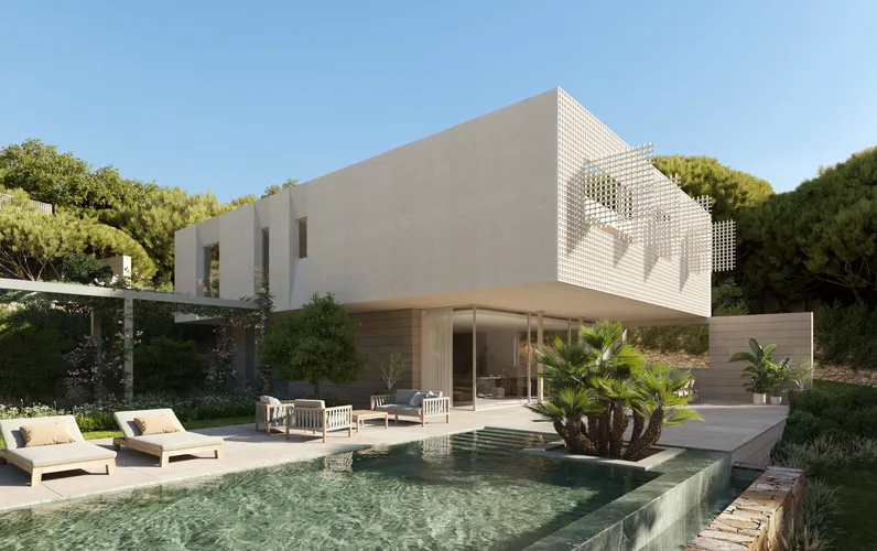 Verdemar: Hoogwaardige design nieuwbouwvilla met uitzicht op zee, tuin en zwembad