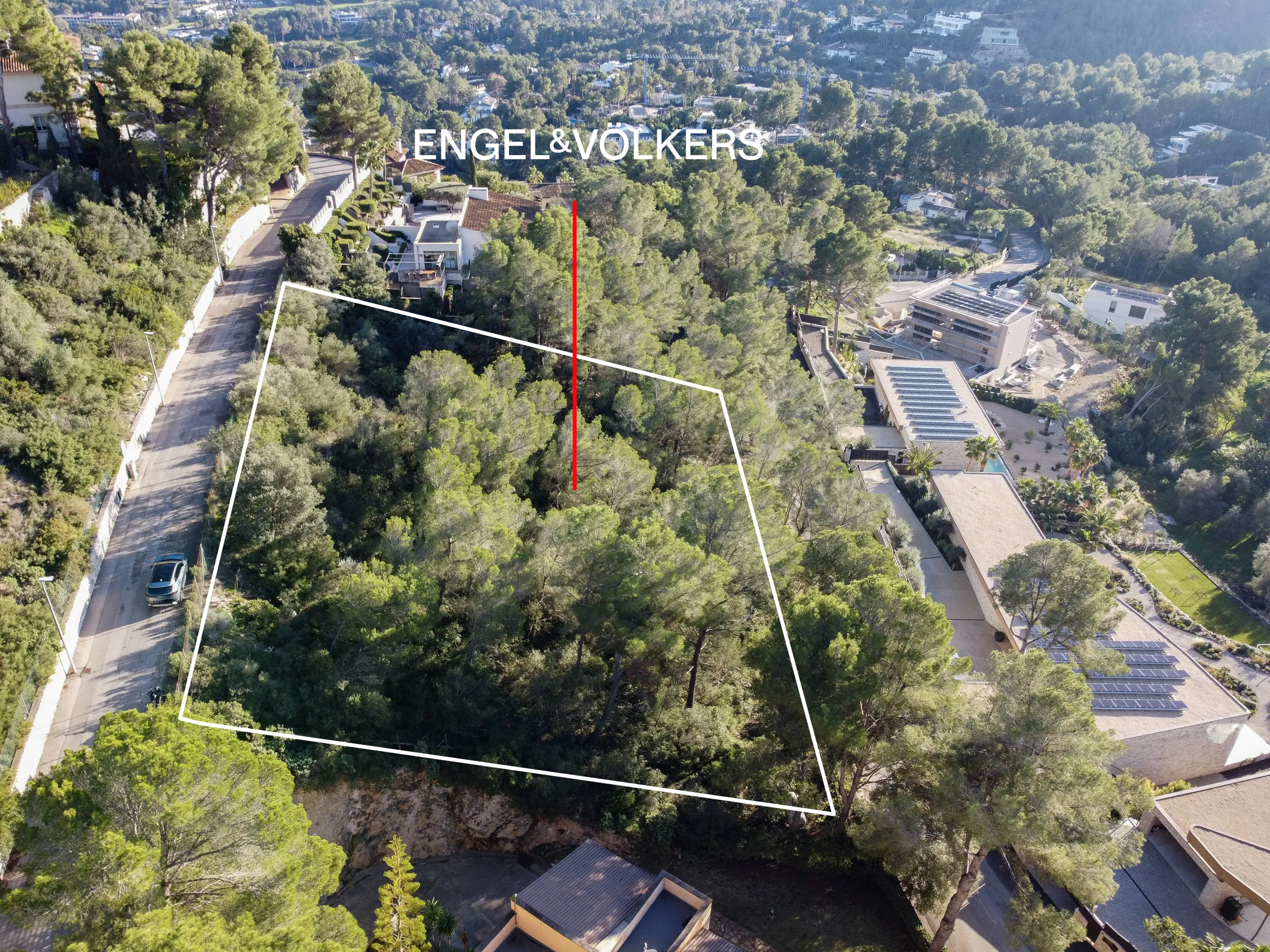 Exceptional building plot with project in Son Vida-3