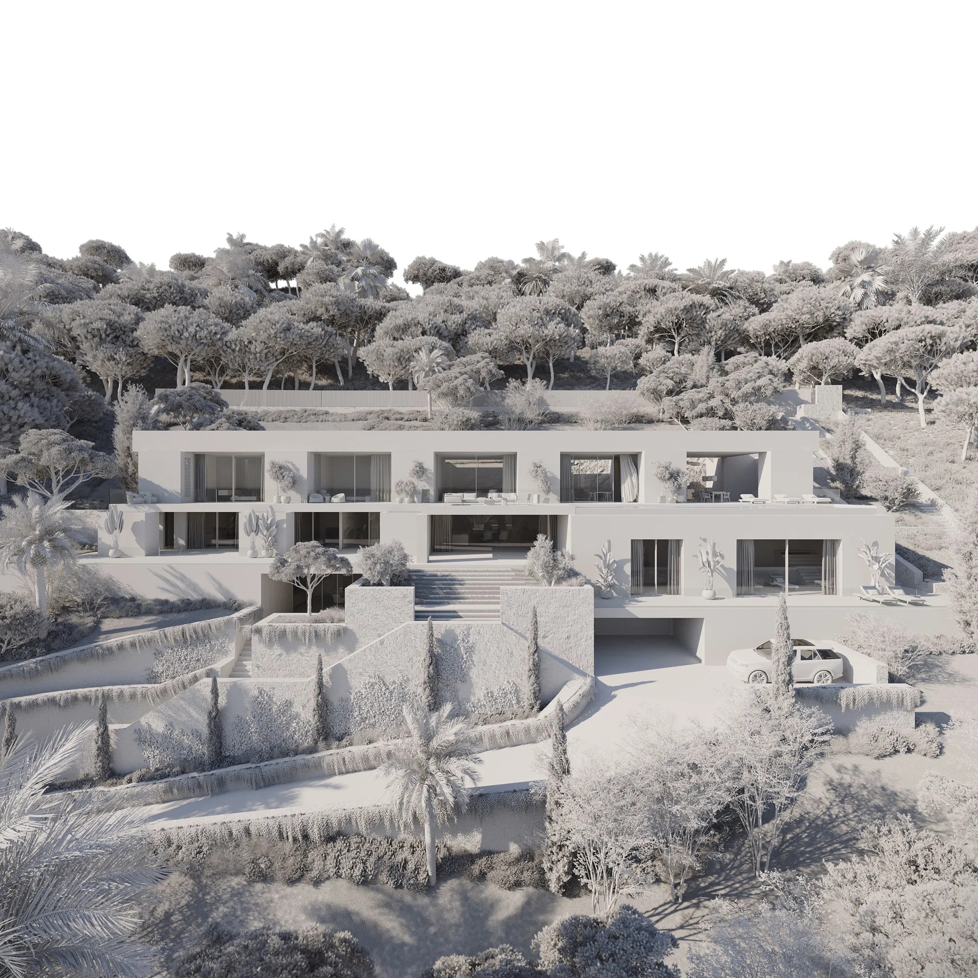 Exceptional building plot with project in Son Vida-5