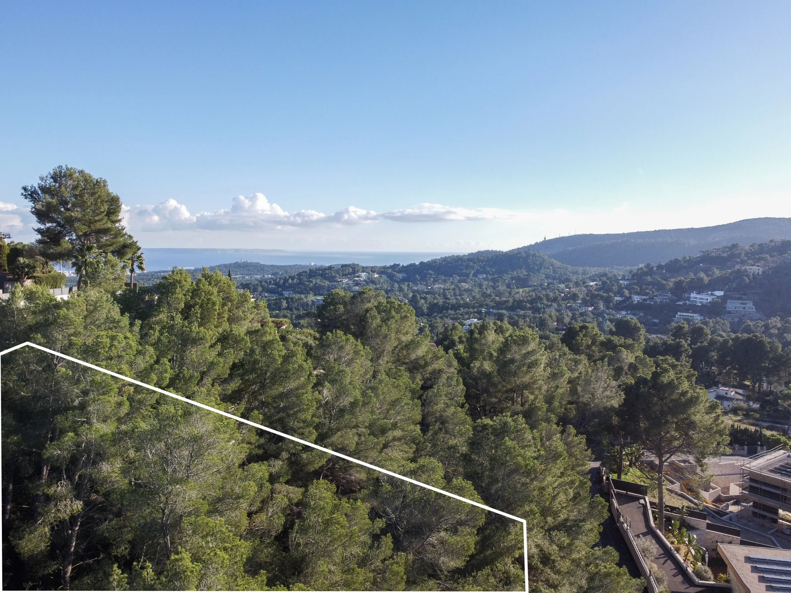 Terrain à bâtir exceptionnel avec permis de construire à Son Vida-2