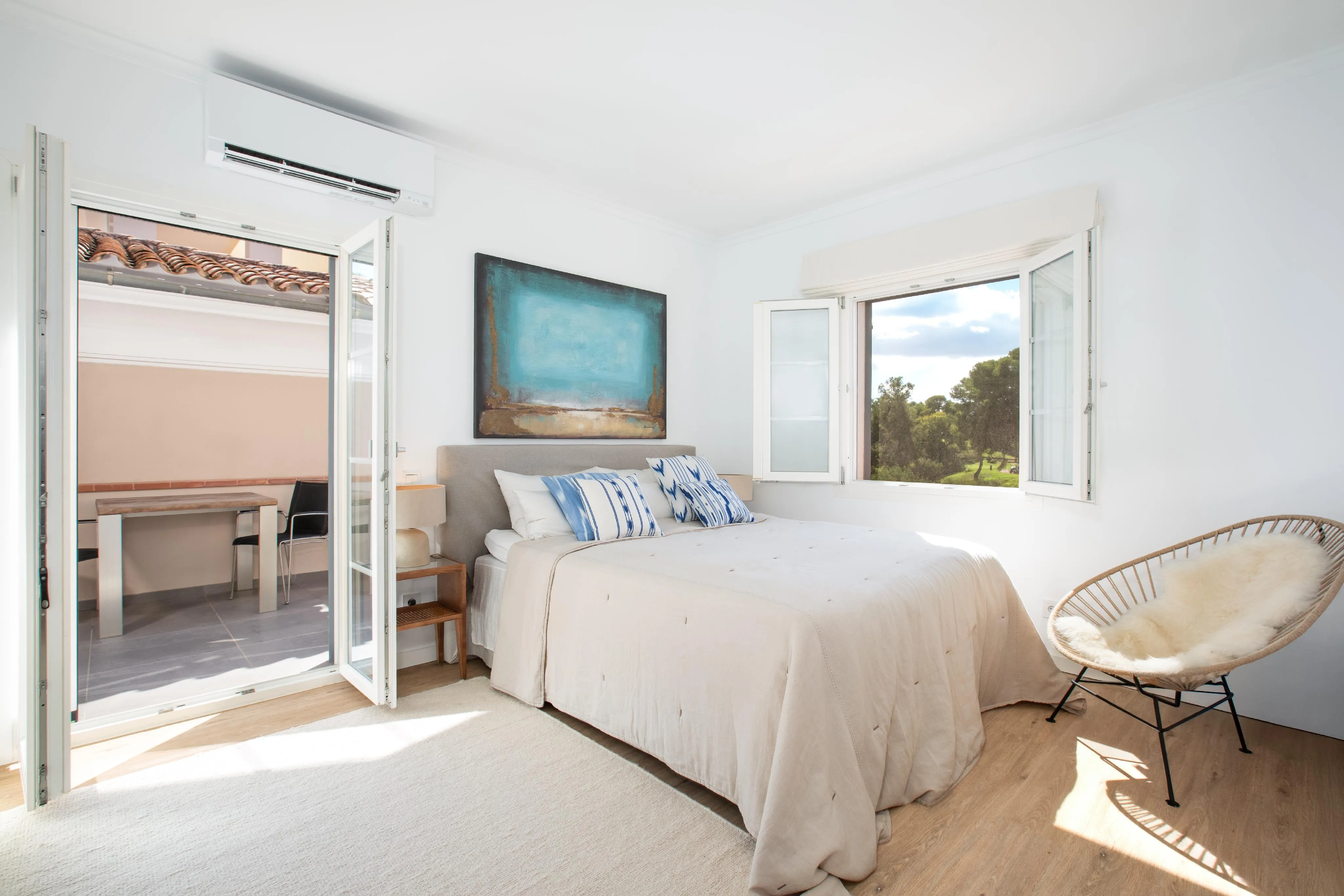 Elegant 1-værelses lejlighed med udsigt over de grønne områder og golfbanen-11