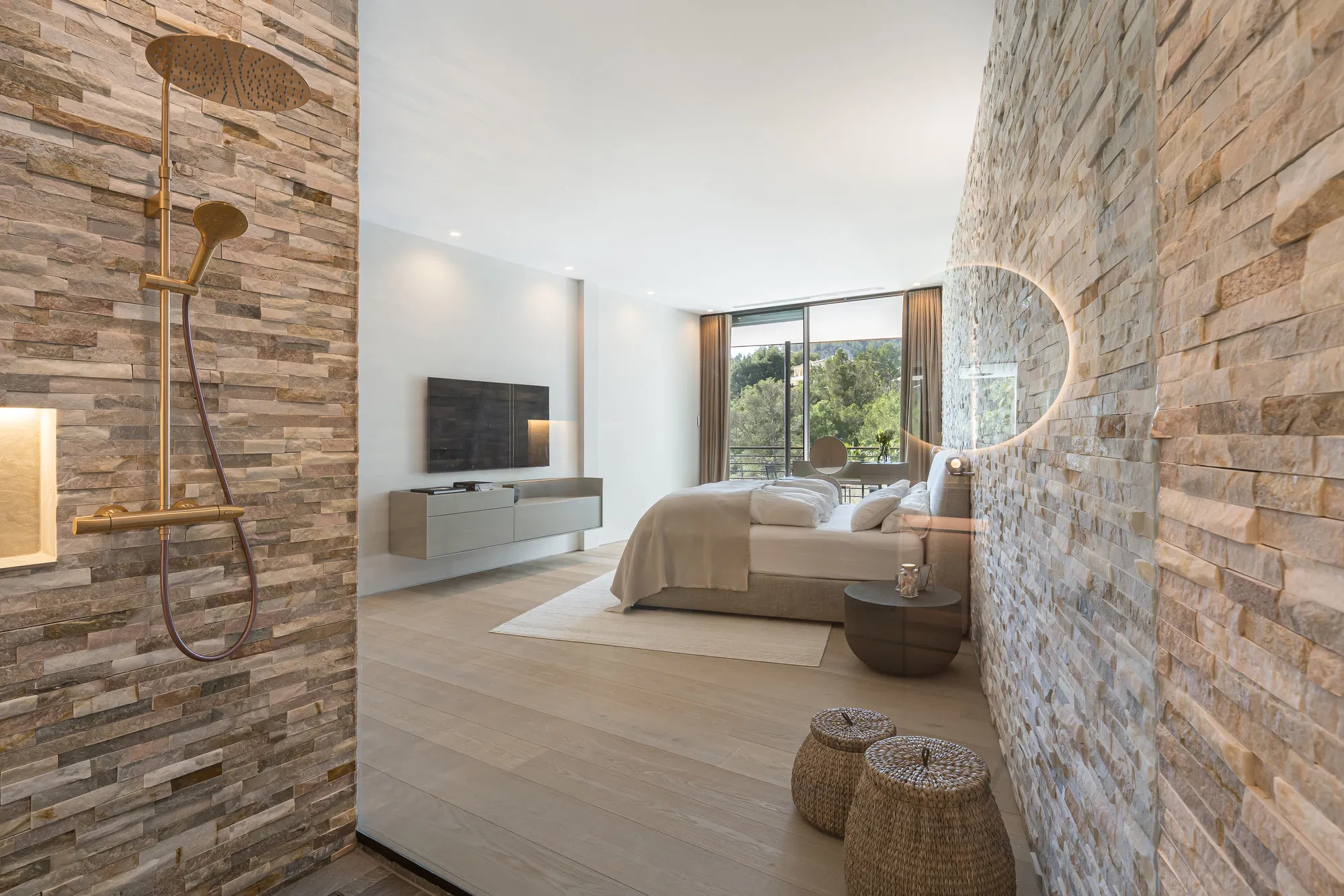 Modern designer villa with panoramic views in Son Vida-11