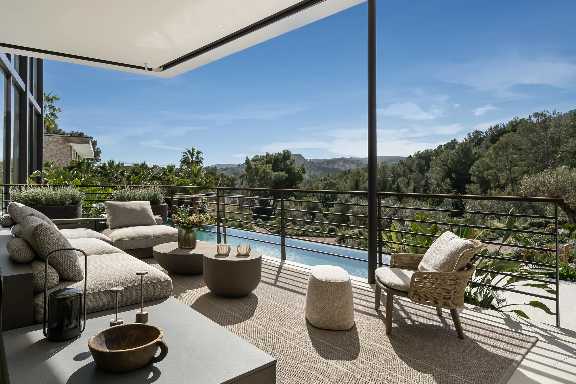 Modern designer villa with panoramic views in Son Vida-2