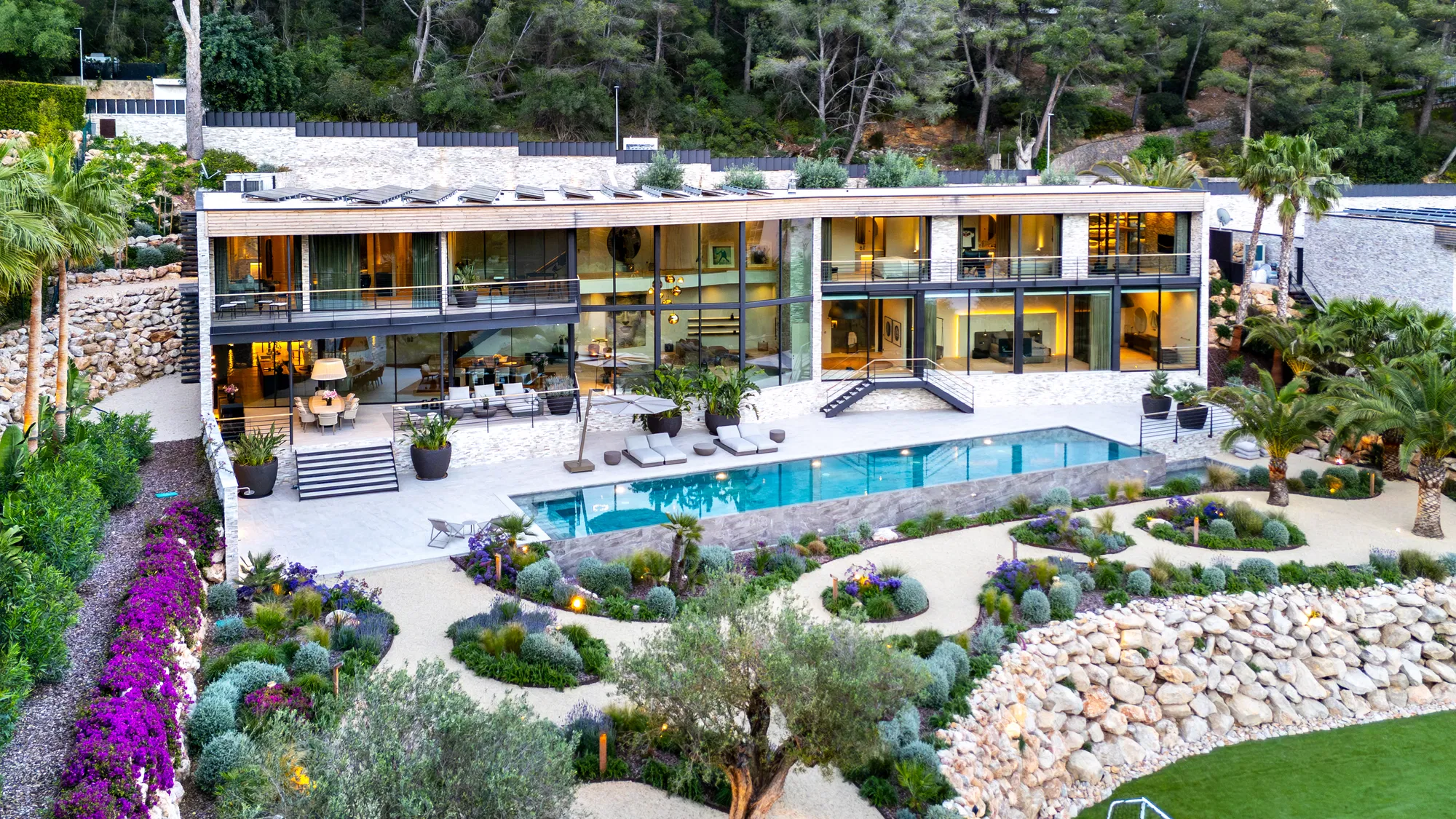 Modern designer villa with panoramic views in Son Vida-1