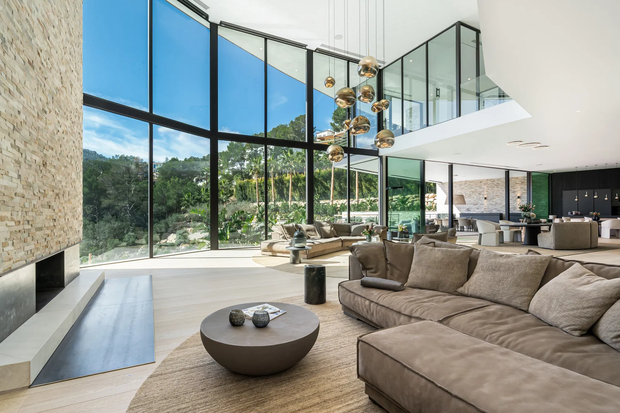 Modern designer villa with panoramic views in Son Vida-5