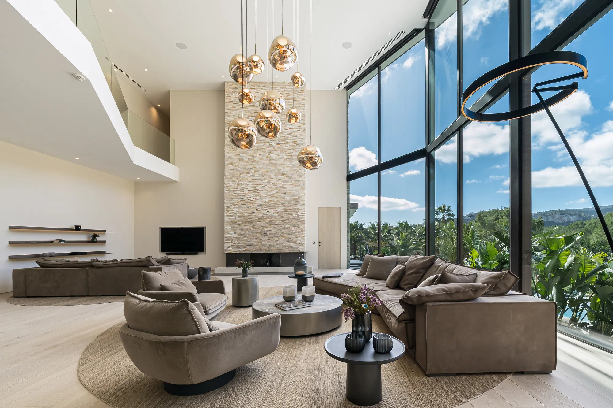 Modern designer villa with panoramic views in Son Vida-6