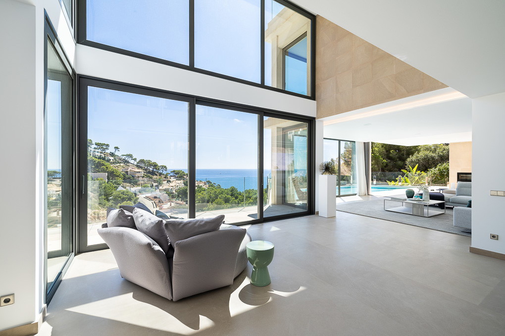 Villa unique avec une excellente vue sur la mer à Canyamel