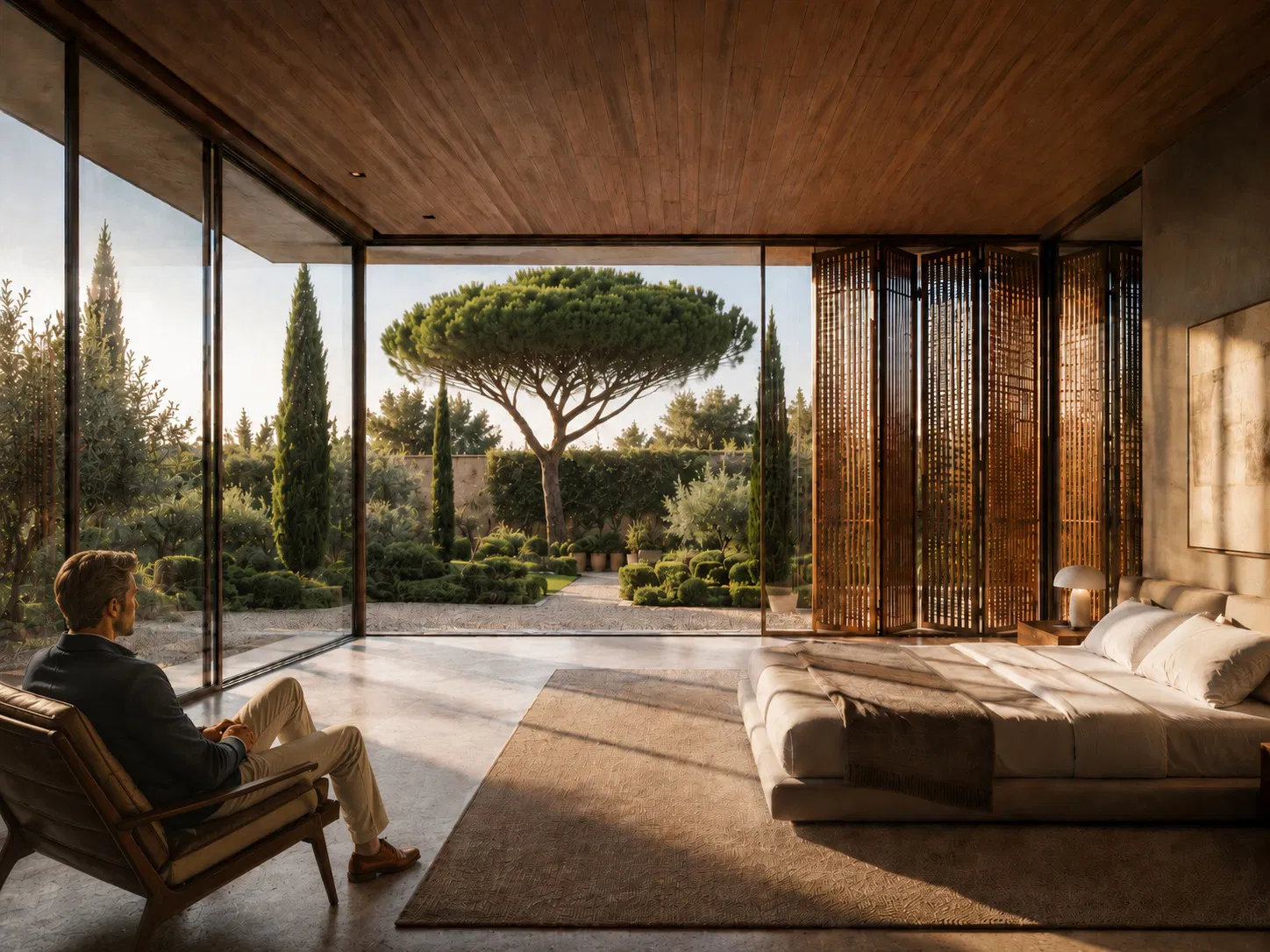 Terreno edificabile soleggiato con progetto approvato di villa in posizione privilegiata a Son Vida-5