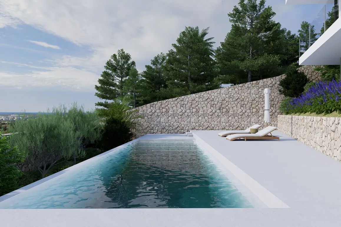 Vila de nova construcció amb vista al mar en Son Servera-2