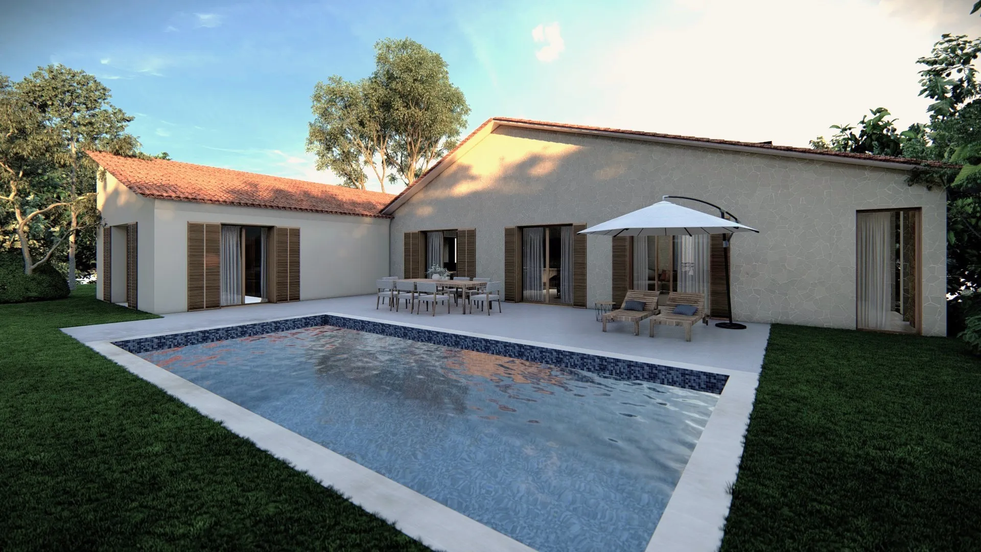 Idyllisk byggegrund med projekt i Sencelles-5