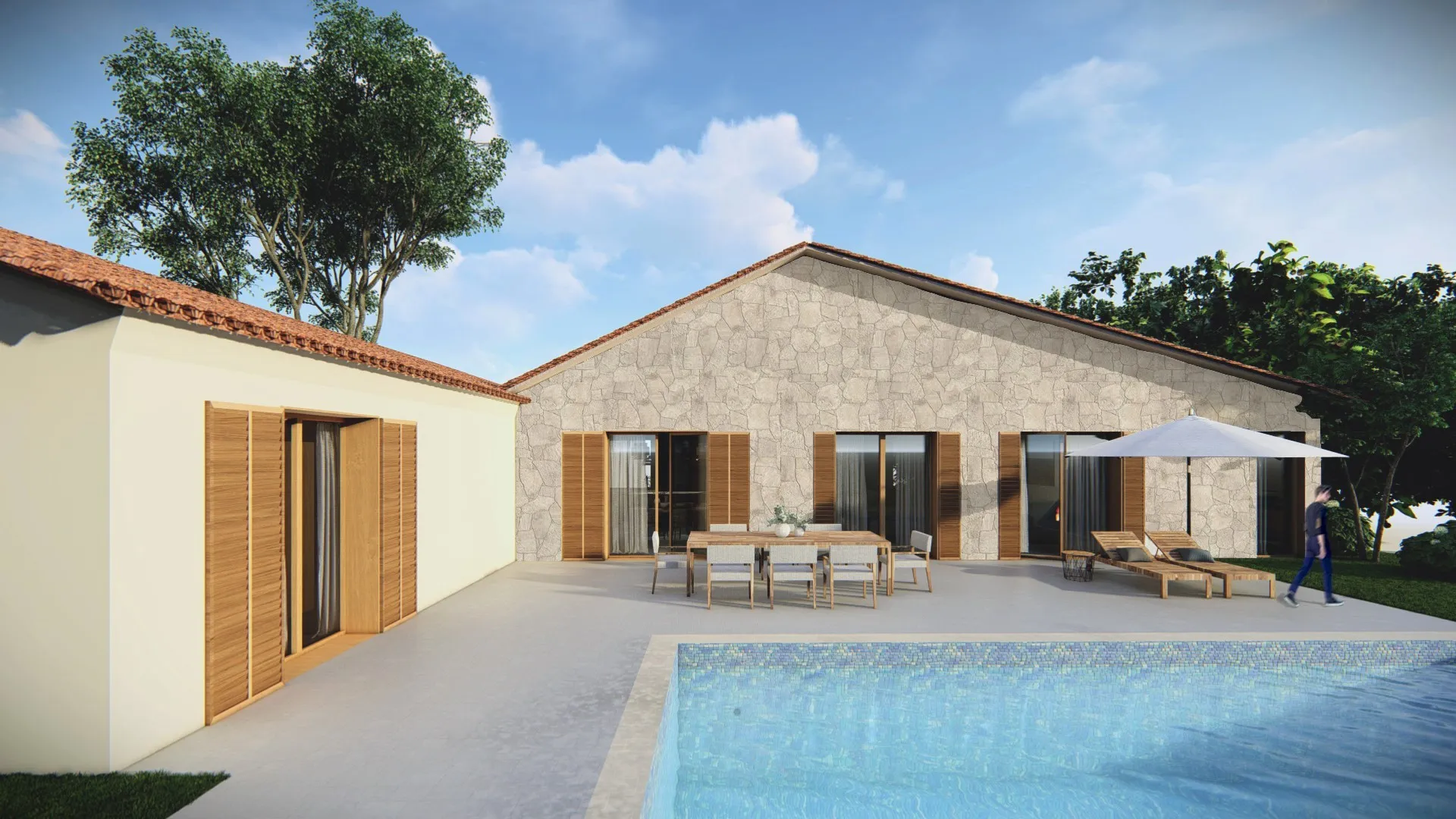 Idyllisk byggegrund med projekt i Sencelles-1