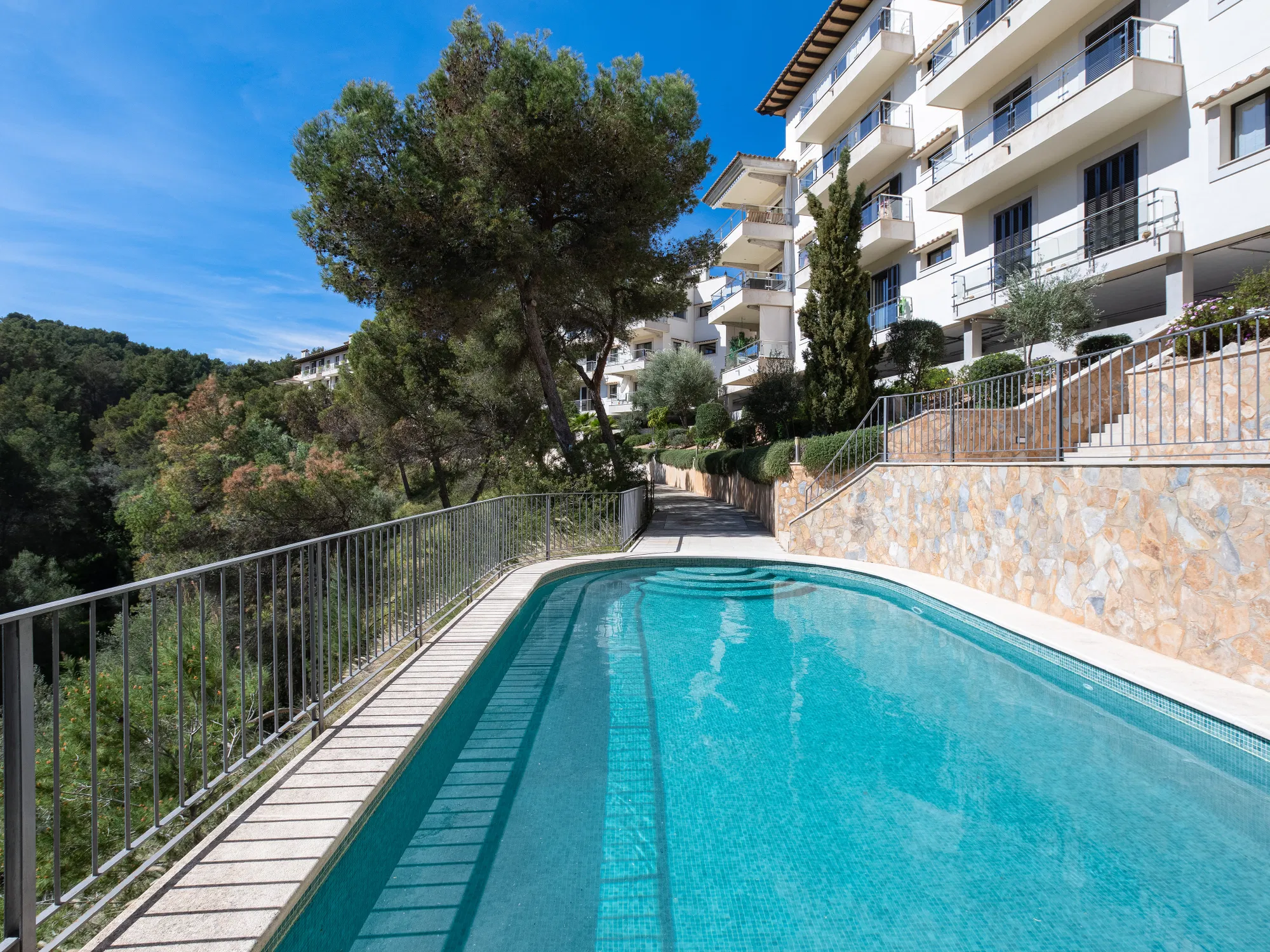 Light-Flooded, modern Apartment in an Exclusive Community in Cas Català-1