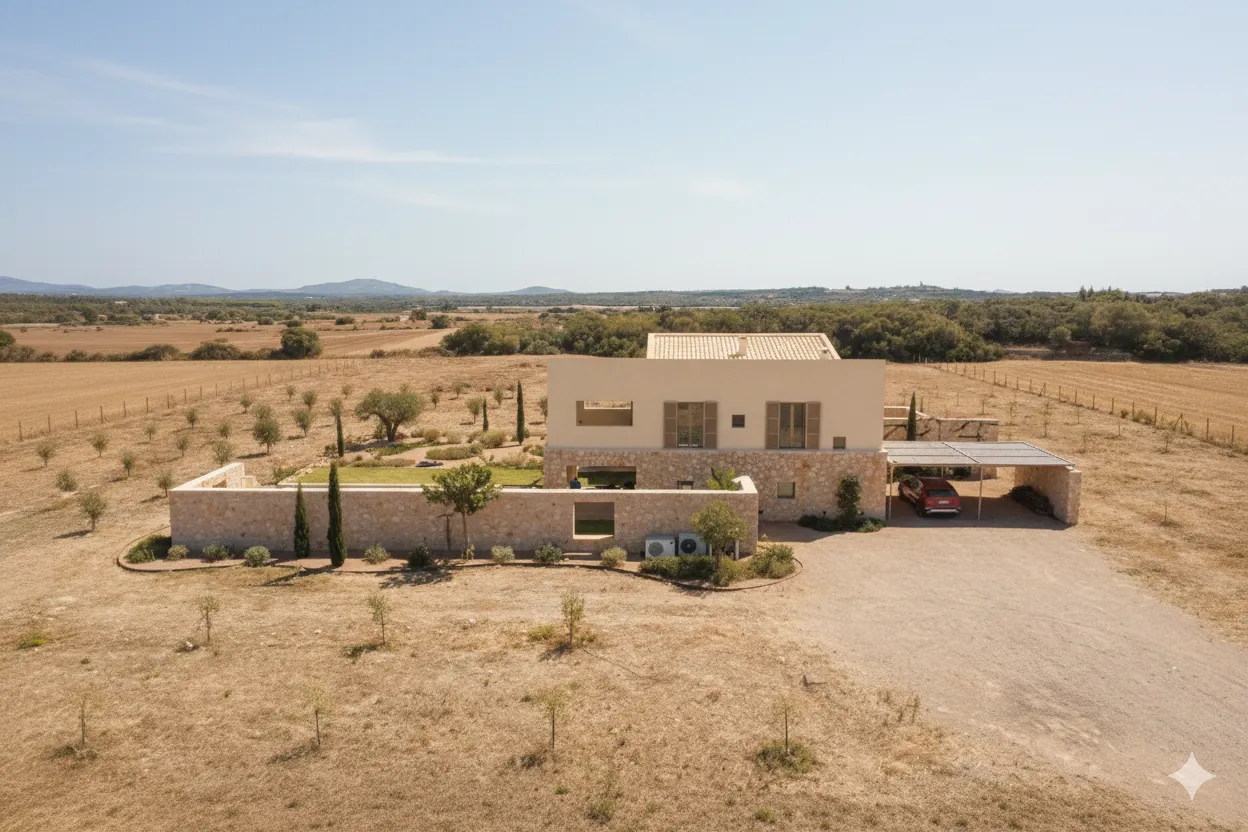 Lo stile di vita mediterraneo incontra l'eleganza moderna: una finca da sogno in una posizione tranquilla a Maria de la Salut.-13