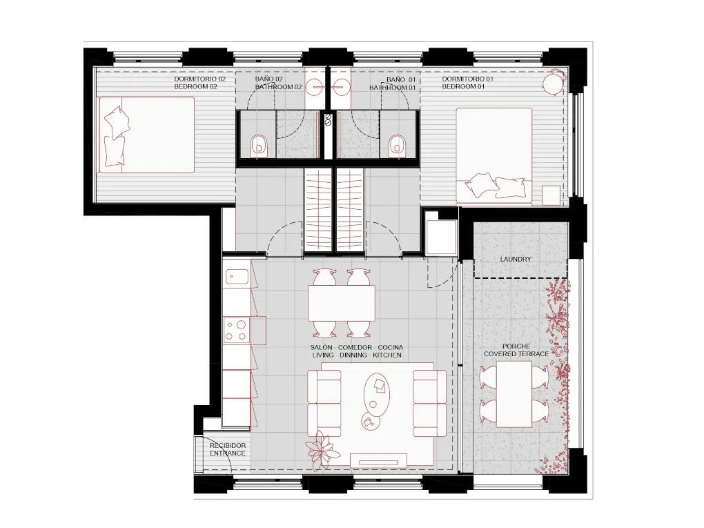 Wonderful new build apartment in Palma-9