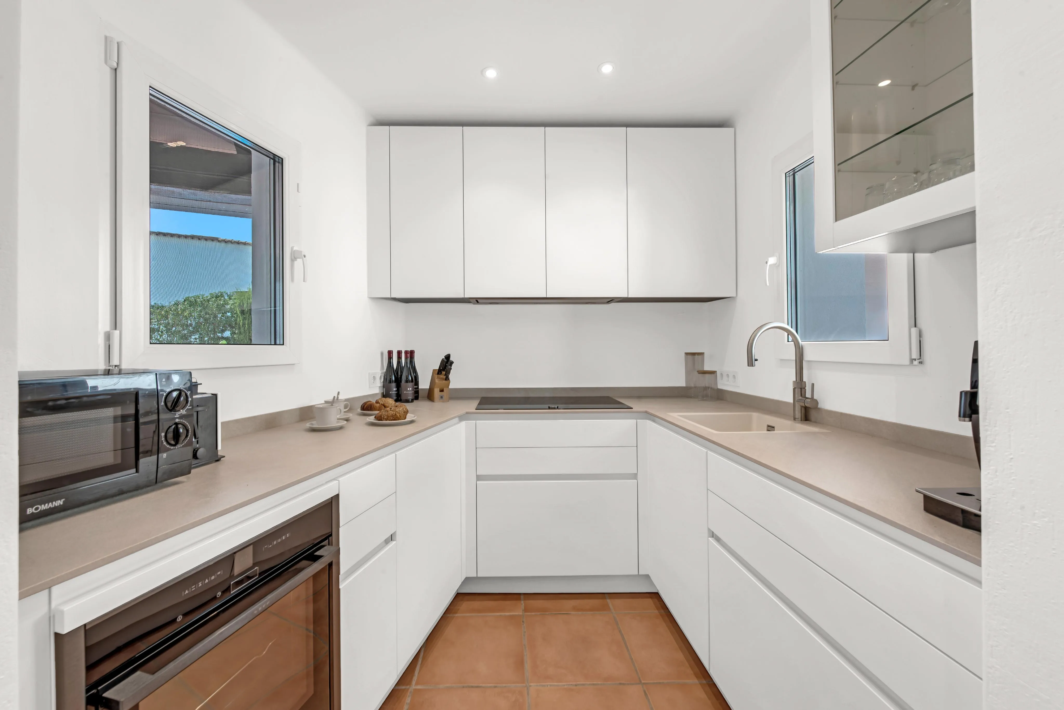 Mediterranean Villa with Guest House-6