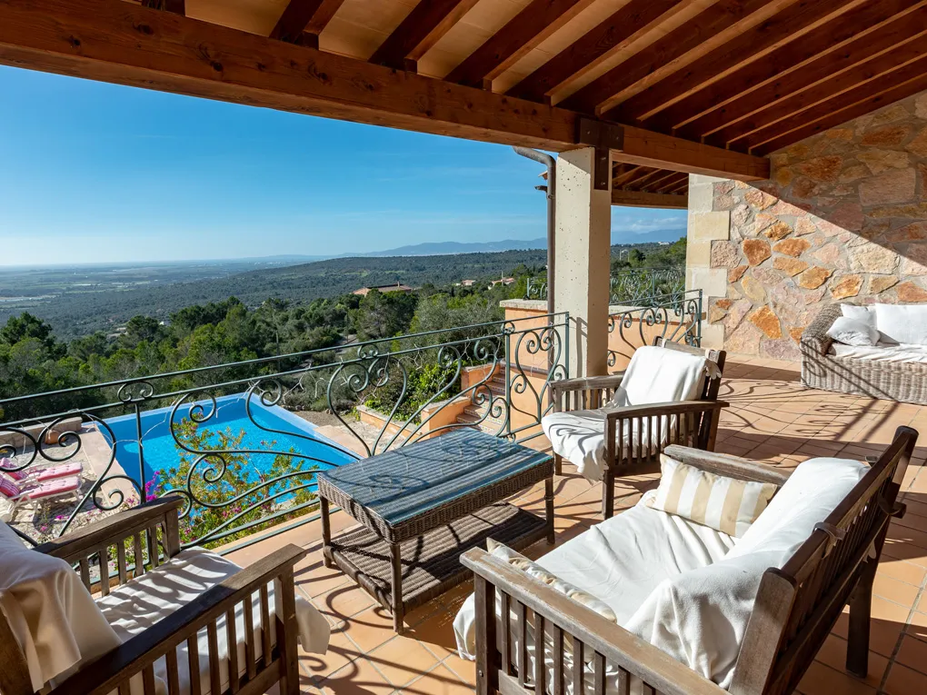 Mediterrane Villa mit Panoramablick nahe Palma-3