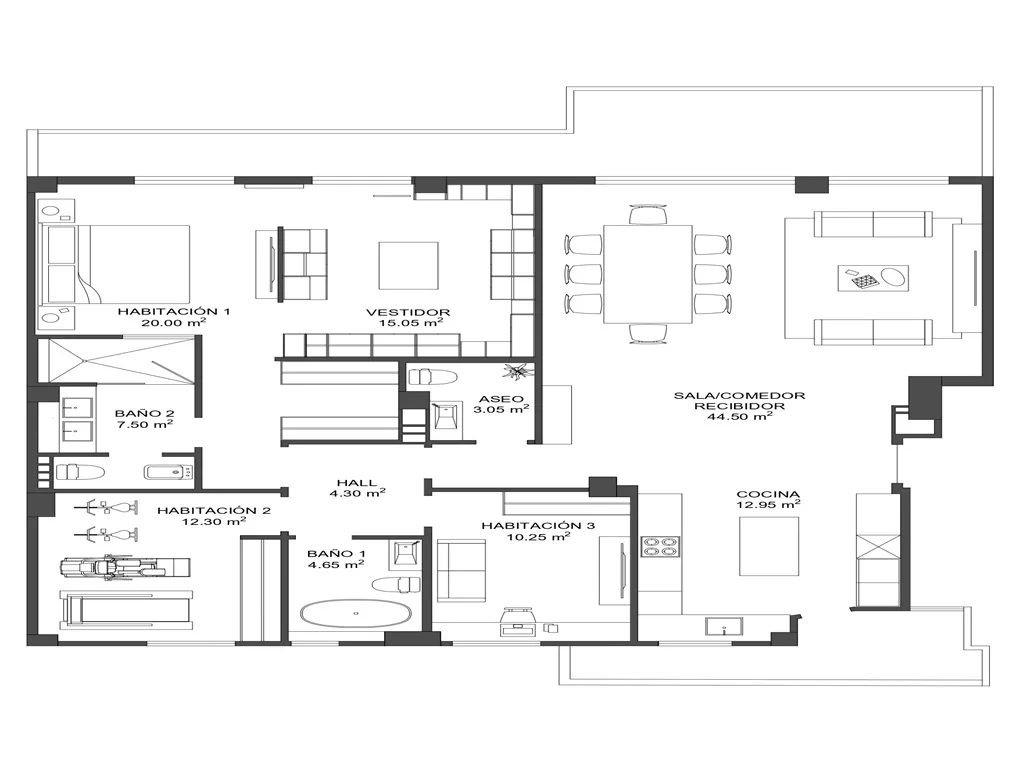 Top modern renovated, furnished apartment with high-quality amenities-10