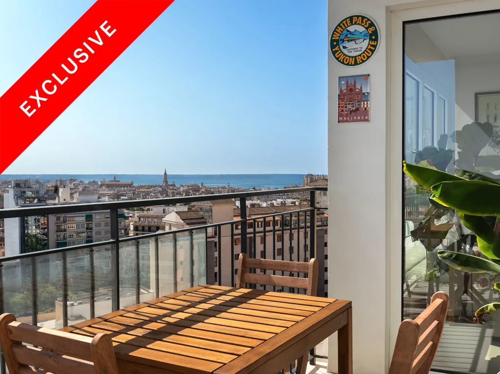 Lichtdurchflutete Wohnung mit 360º Panoramablick in Es Fortí-1