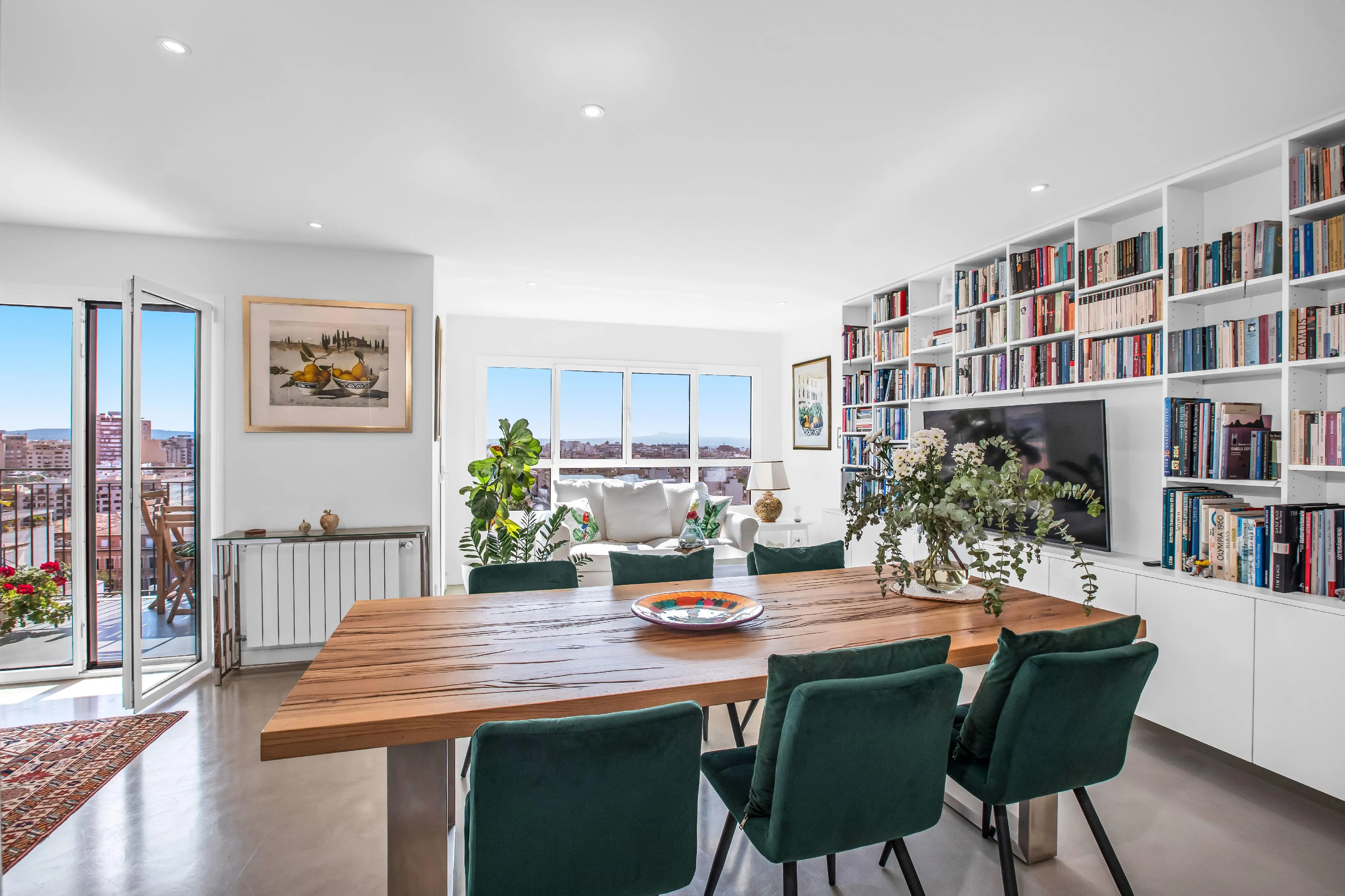 Lichtdurchflutete Wohnung mit 360º Panoramablick in Es Fortí-3