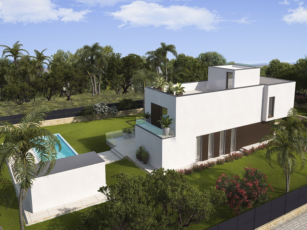 Project with Completed Structural Framework in Son Gual