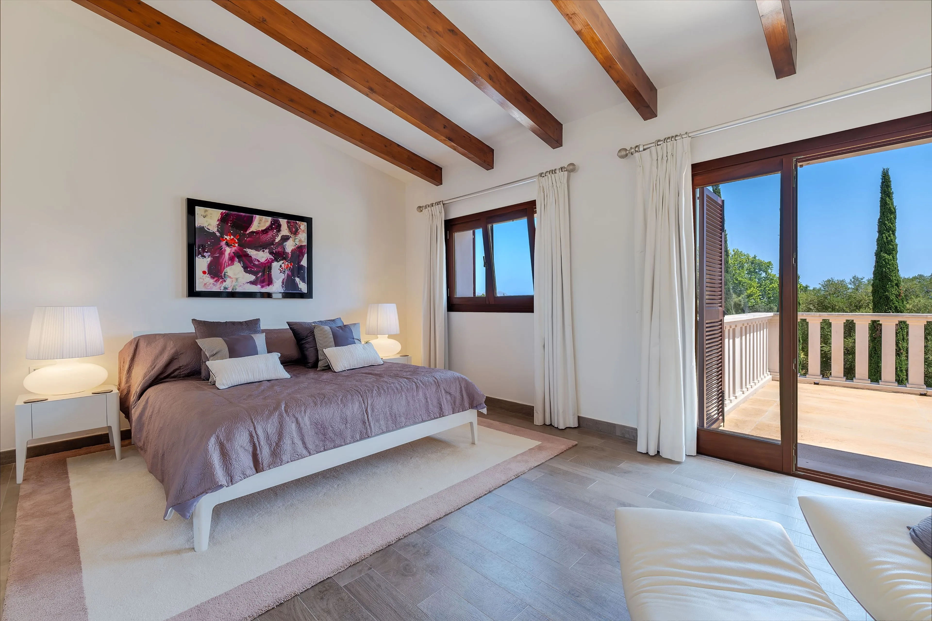 Elegante finca de 6 dormitorios con casa de invitados, piscina y vistas a la montaña en Pollensa-10