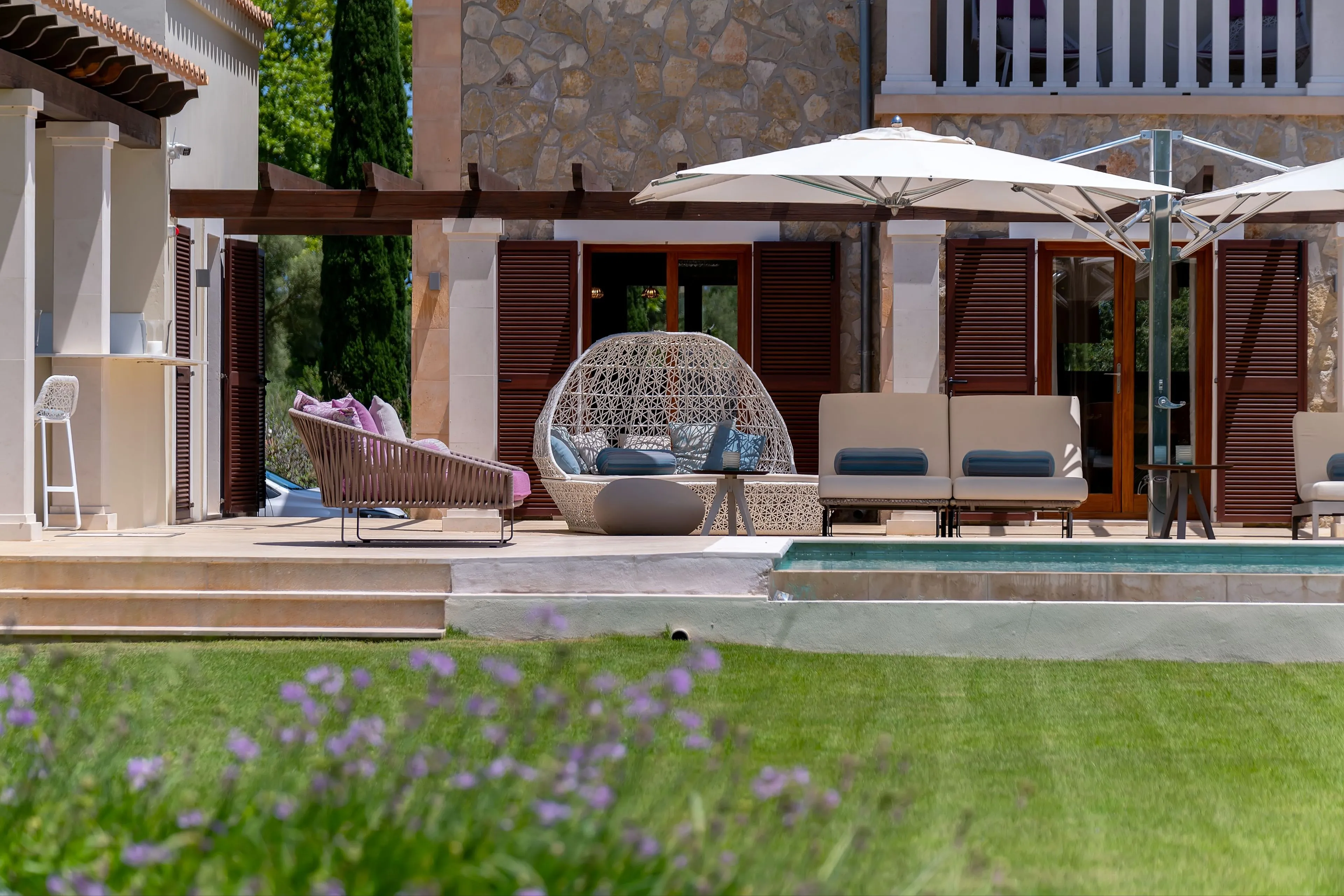 Elegante finca de 6 dormitorios con casa de invitados, piscina y vistas a la montaña en Pollensa-2