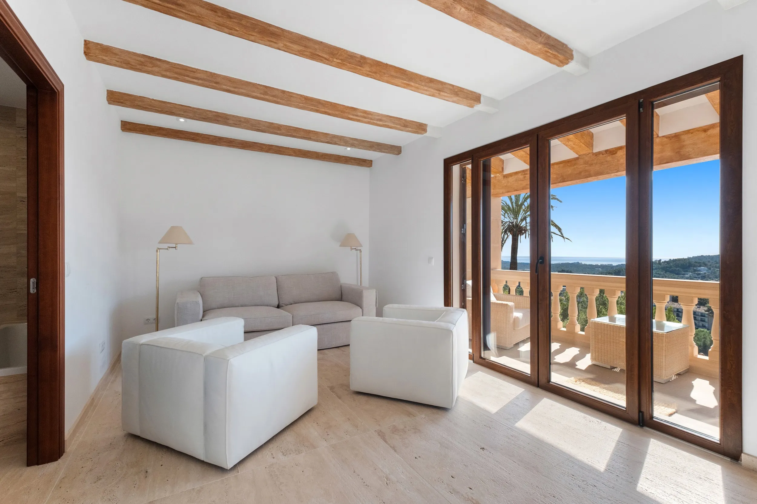 Exquisite stone-faced villa with panoramic sea views in Son Vida-9