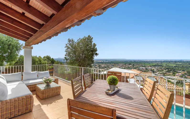 Charmante villa met panoramisch uitzicht in Sa Font Seca