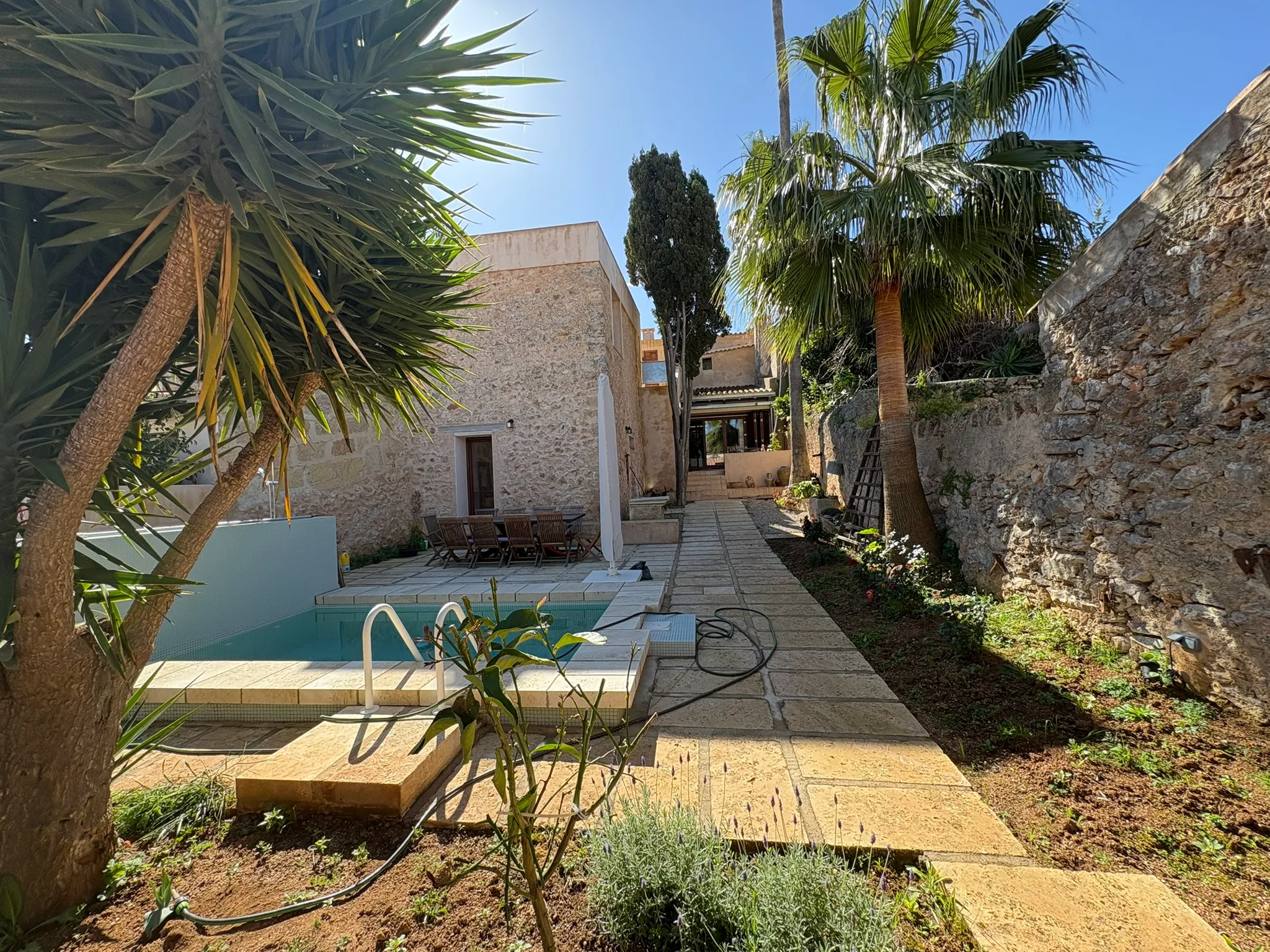 Very large renovated village house with parking and a small pool-2