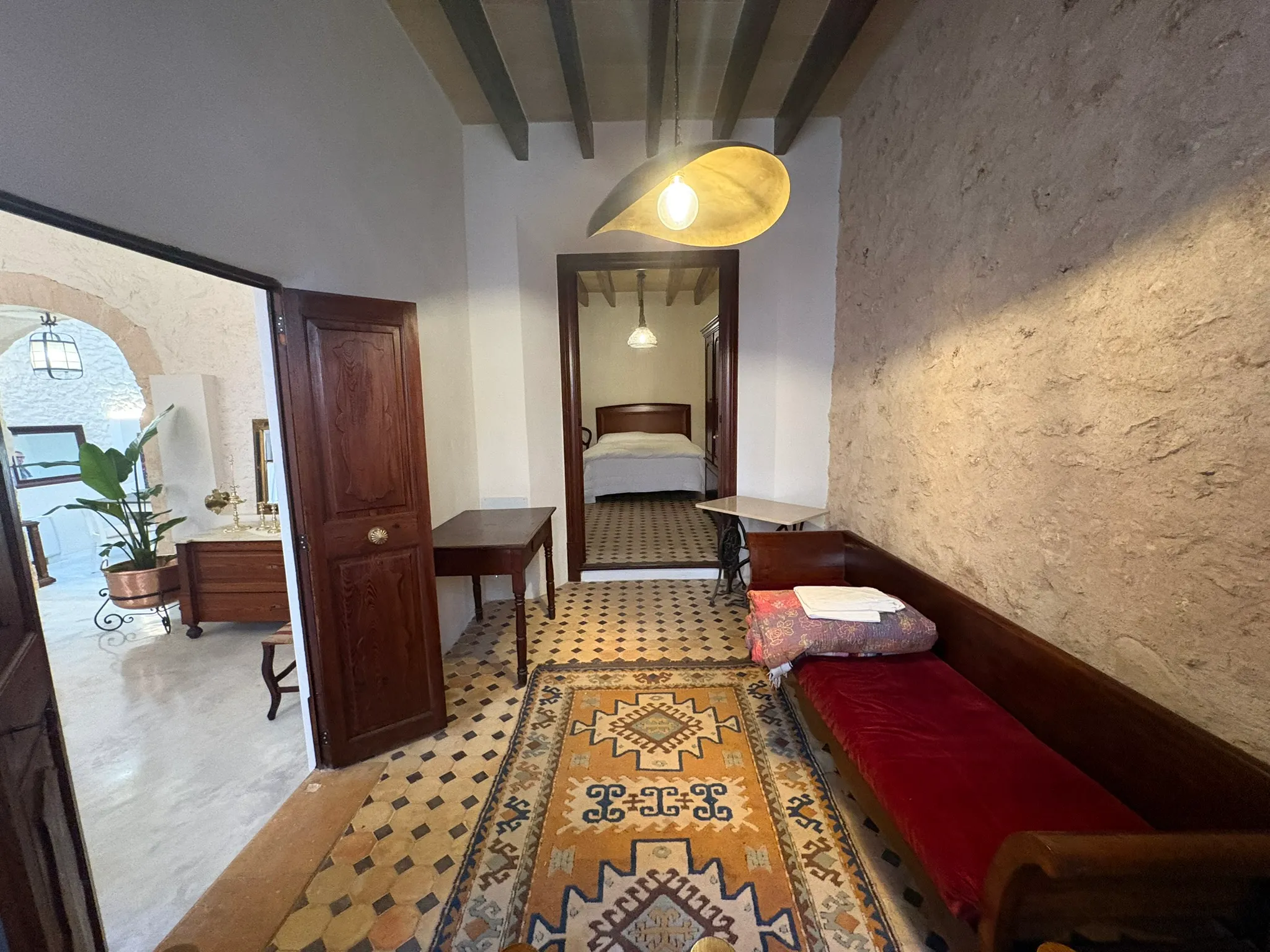 Very large renovated village house with parking and a small pool-8