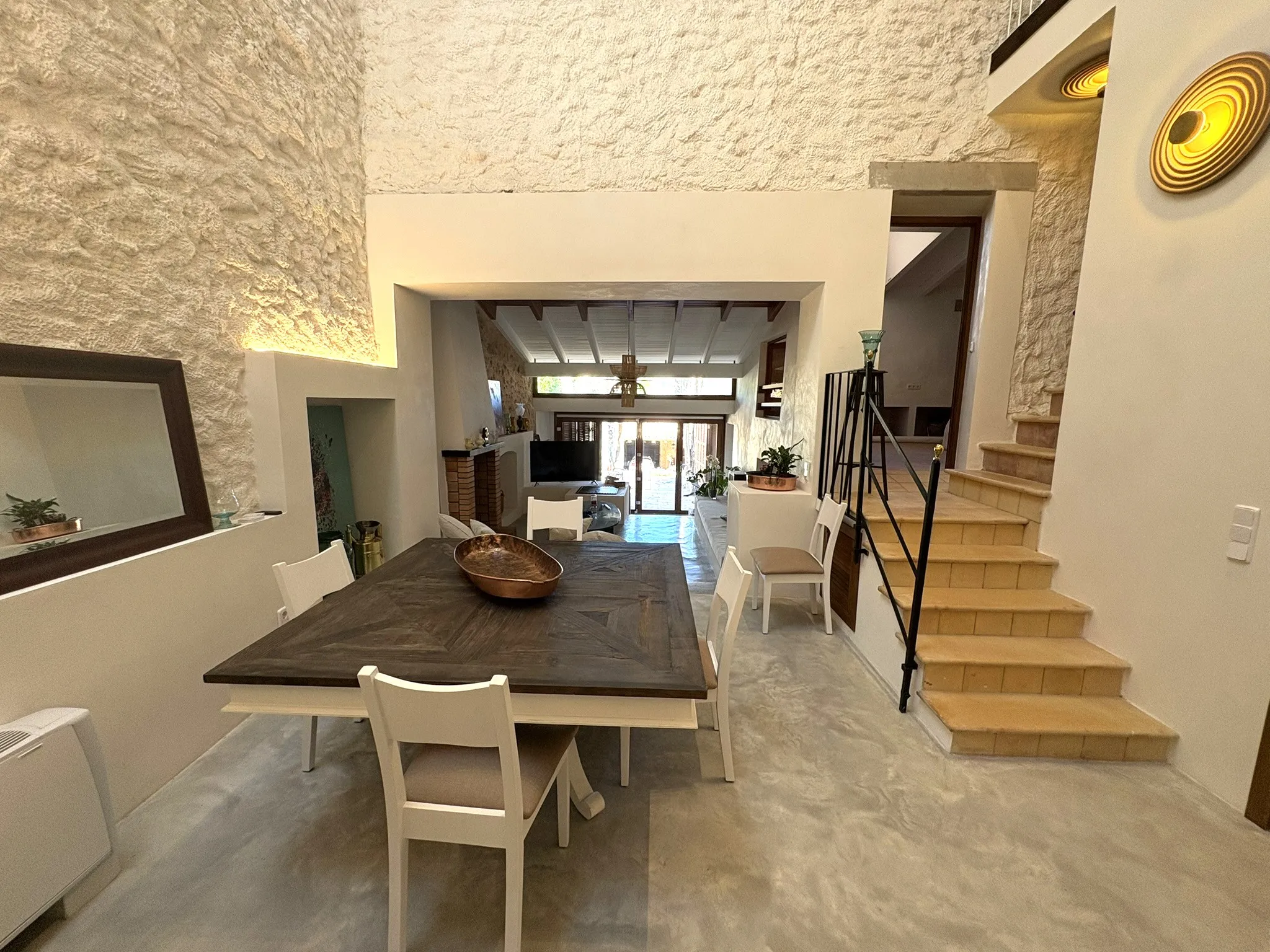 Very large renovated village house with parking and a small pool-6