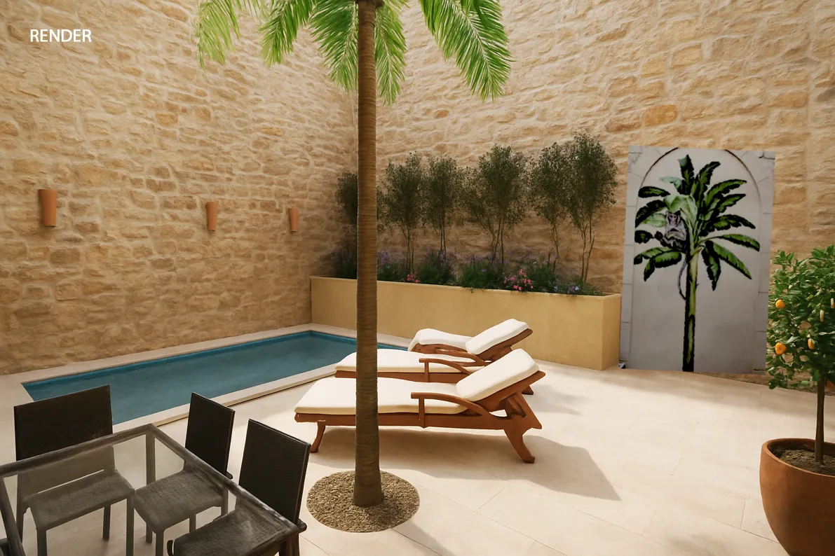 Impresionante casa adosada en el corazón de Pollensa – ¡Vivienda de lujo y oportunidad de inversión!-11