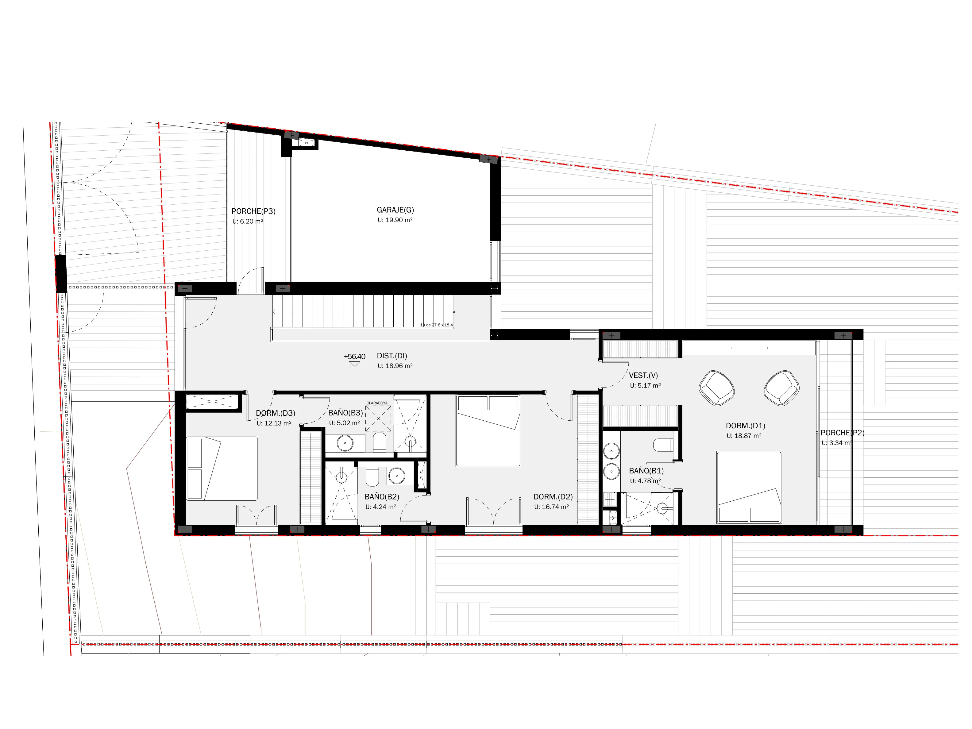 Villa moderna de obra nueva, terminada y con magníficas vistas al mar-21