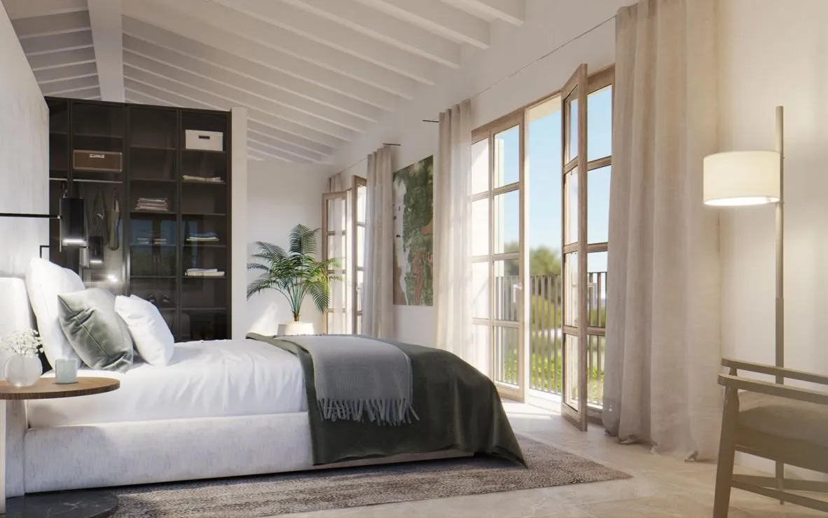 Moderne nieuw gebouwde finca met fantastisch uitzicht op het Tramuntana gebergte-9