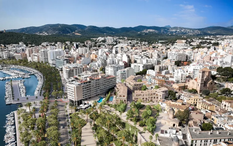 Exclusiu apartament d'obra nova amb molt encant al port de Palma