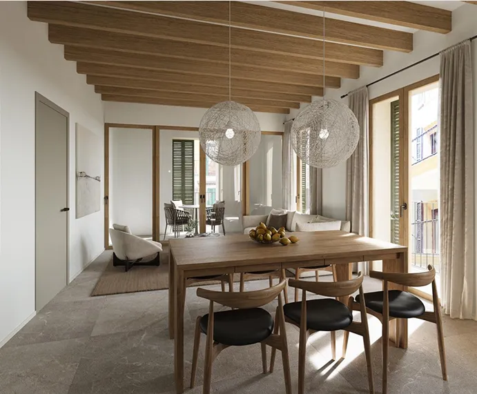 Apartament en edifici històric renovat amb balcó i terrazita-3