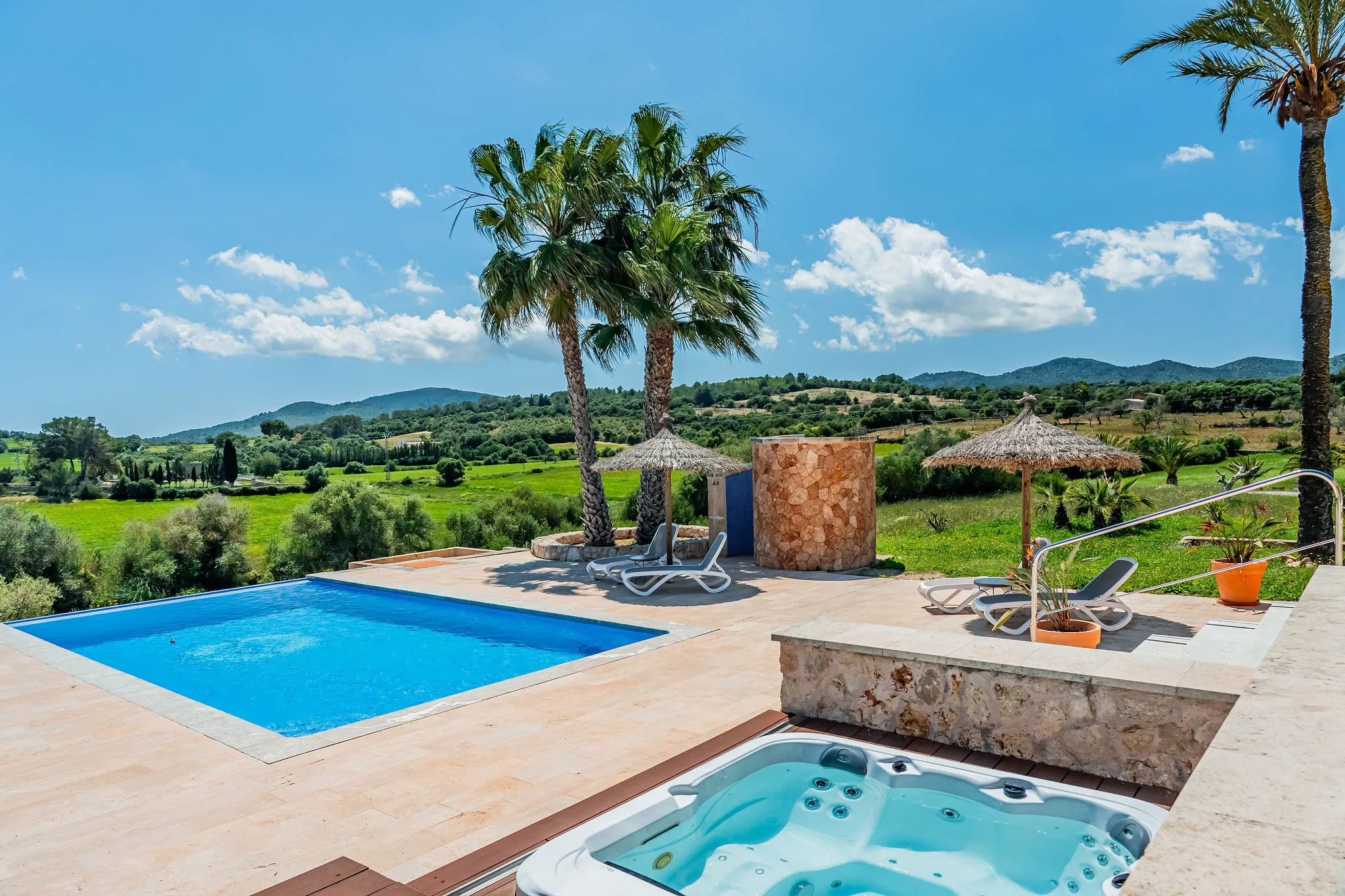 Natural stone finca with panoramic view and rental license-2