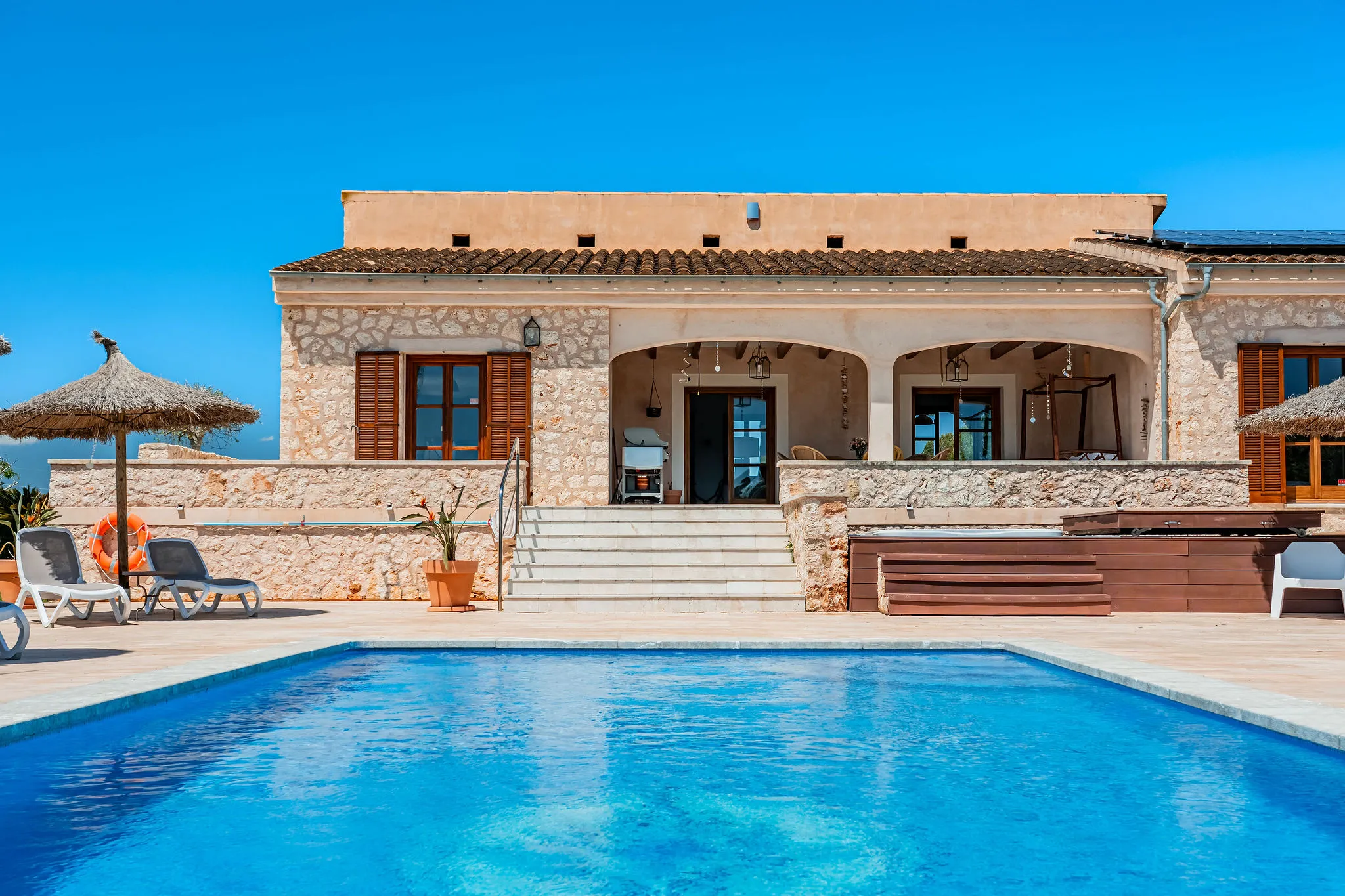 Natural stone finca with panoramic view and rental license-3