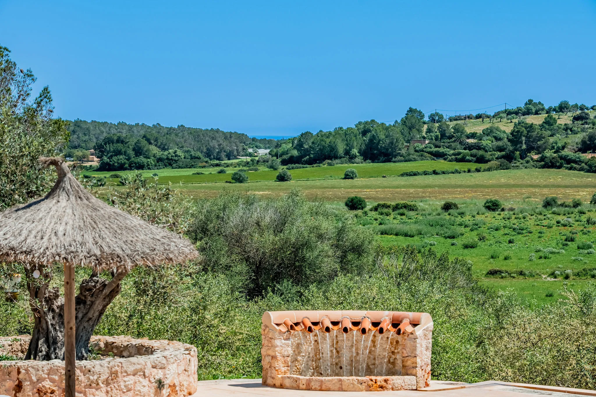 Natural stone finca with panoramic view and rental license-13